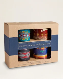 Pendleton AMERICAN INDIAN COLLEGE FUND MUGS, SET OF 4 ONE SIZE Best