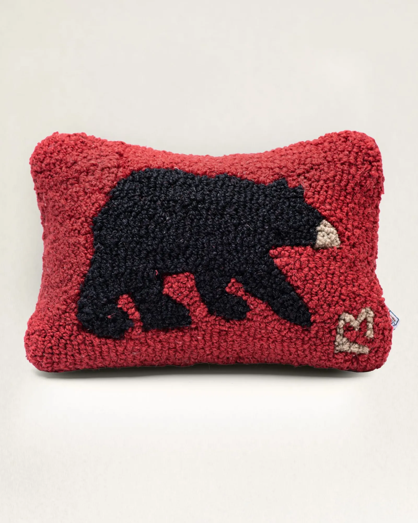 Pendleton BEAR HOOKED SMALL LUMBAR PILLOW ONE SIZE Sale