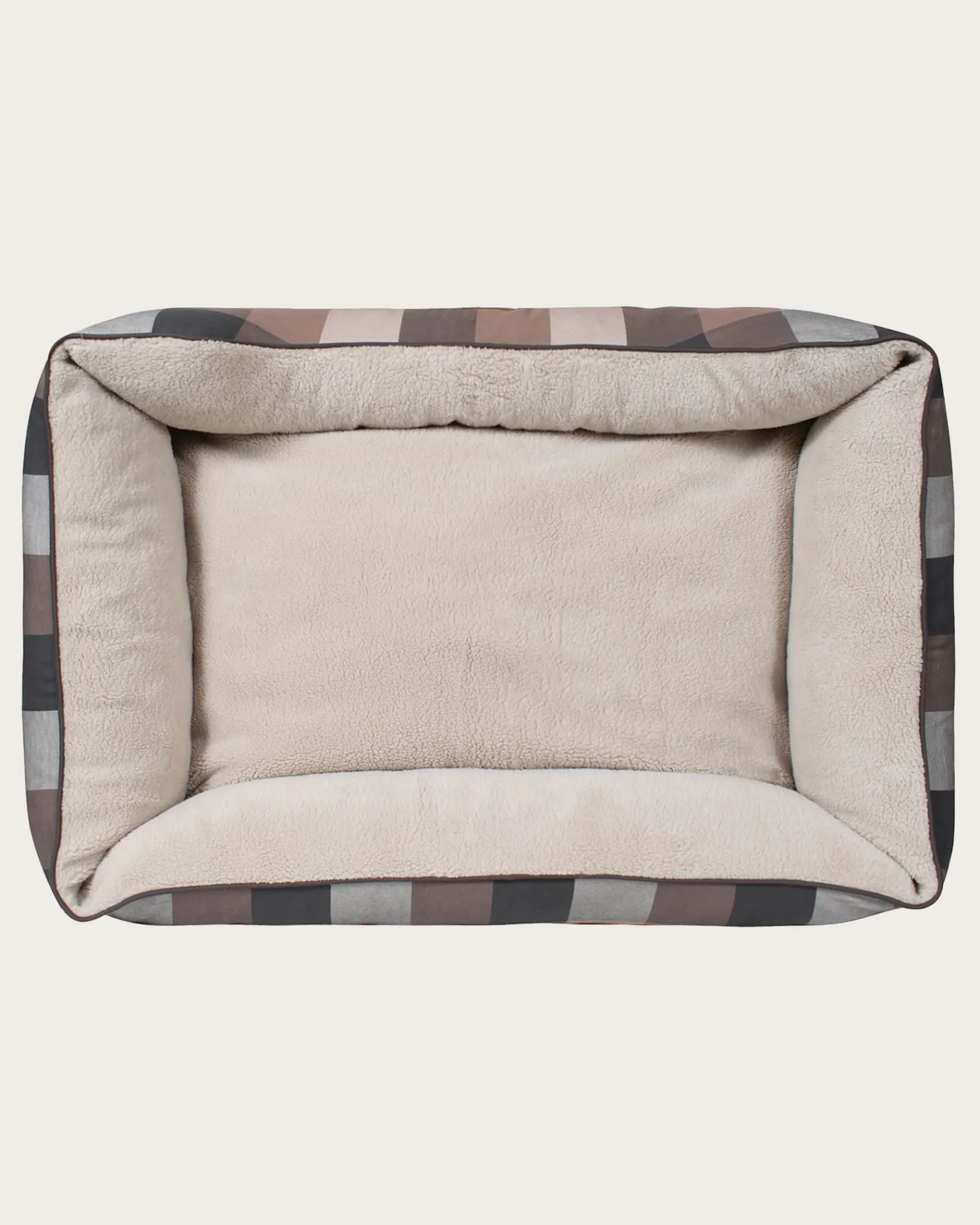 Pendleton BLOCK PLAID PET BED - KUDDLER TAN/BLACK Hot