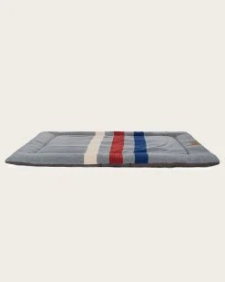 Pendleton CABIN STRIPE PET BED - COMFORT CUSHION GREY MULTI Discount