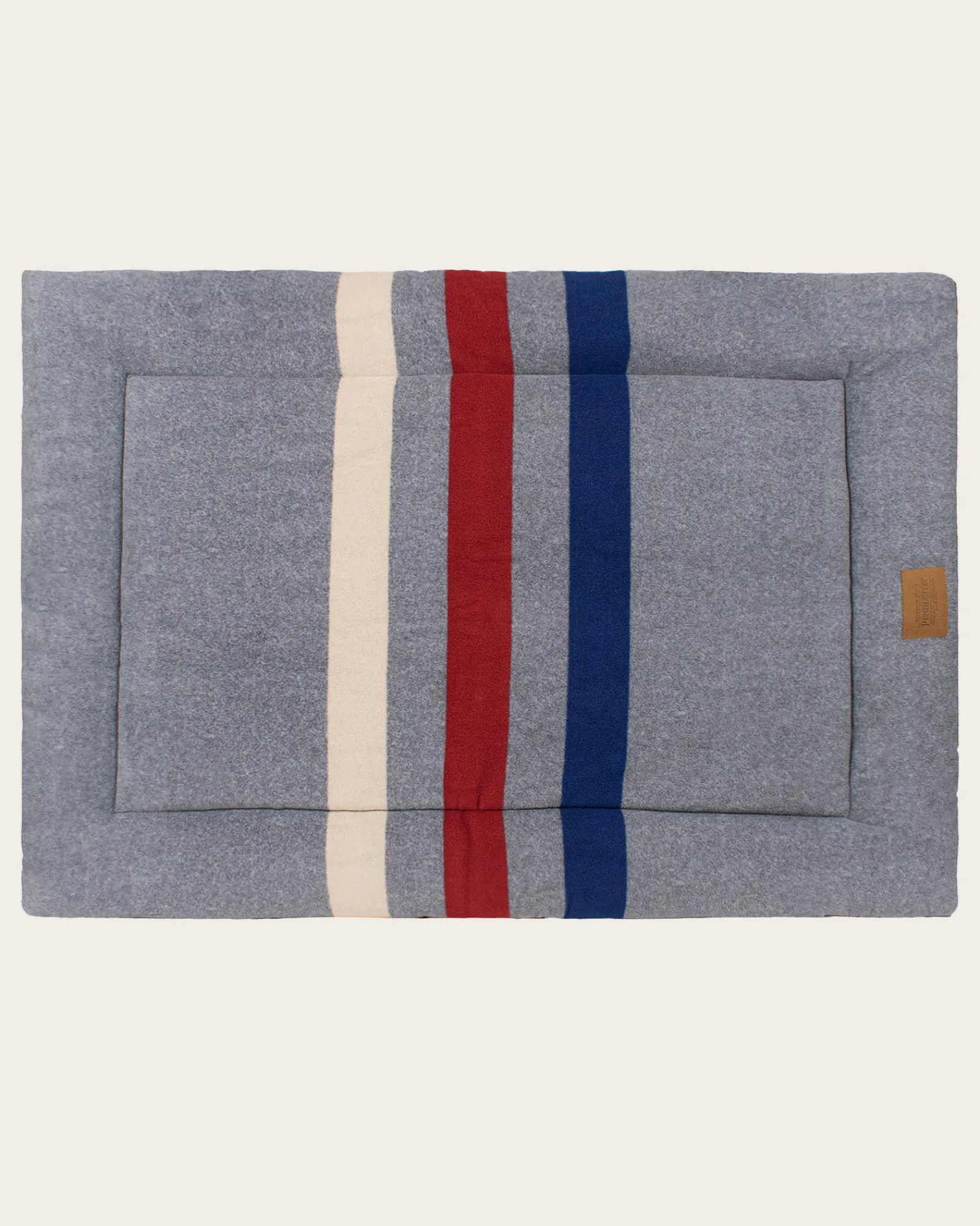 Pendleton CABIN STRIPE PET BED - COMFORT CUSHION GREY MULTI Discount