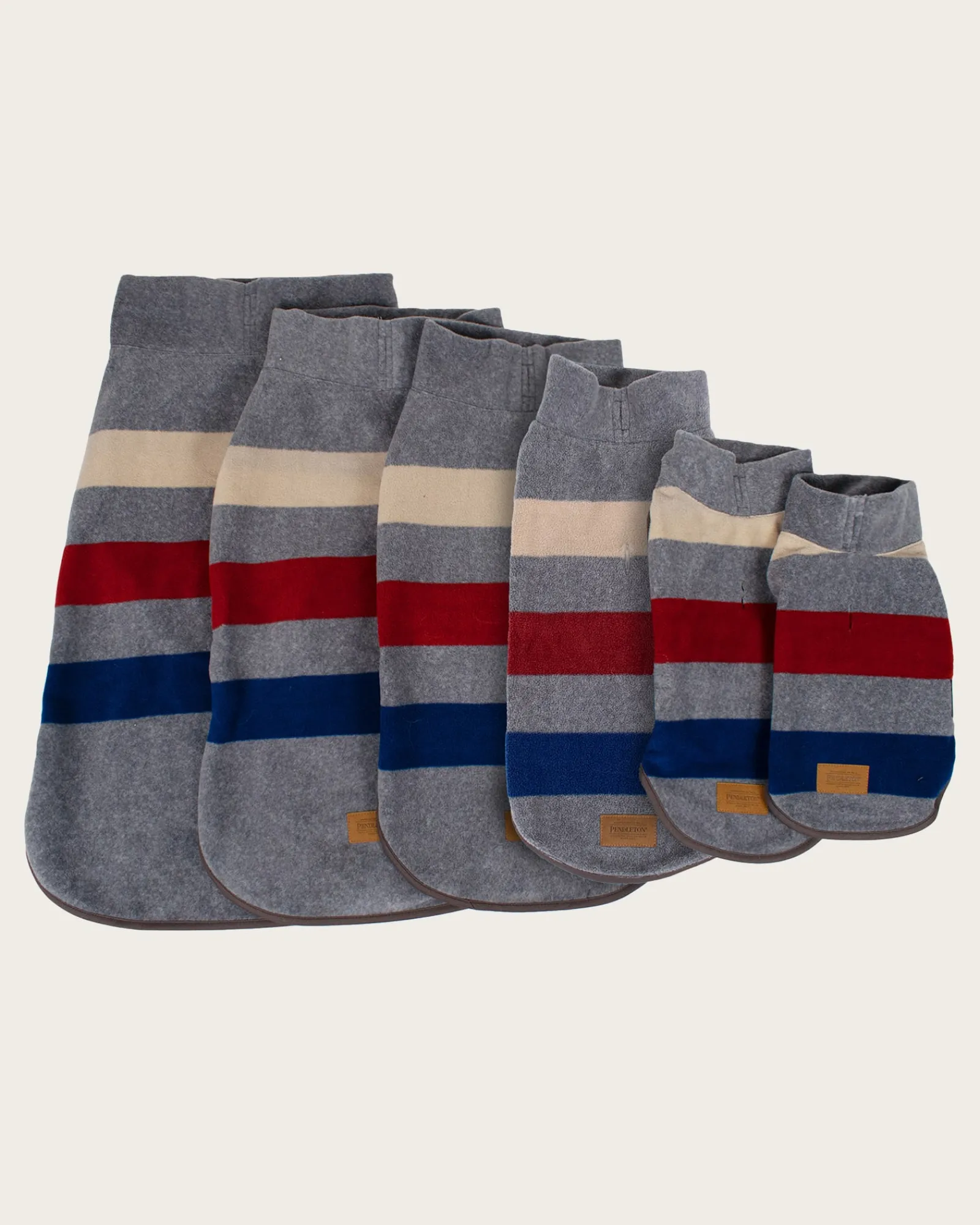 Pendleton CABIN STRIPE PET VEST GREY MULTI New