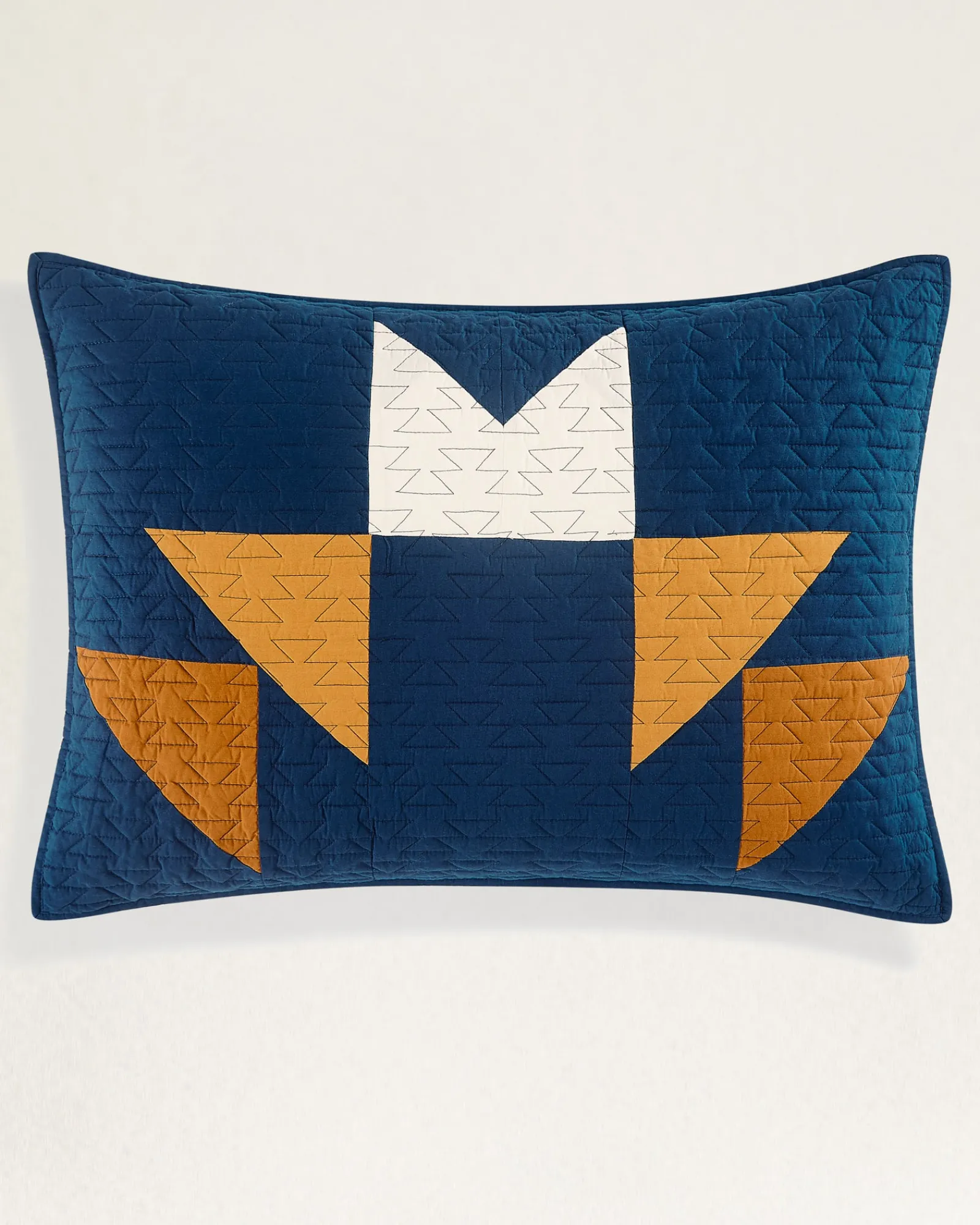 Pendleton CASTLE ROCK PIECED QUILT SET NAVY MULTI Sale