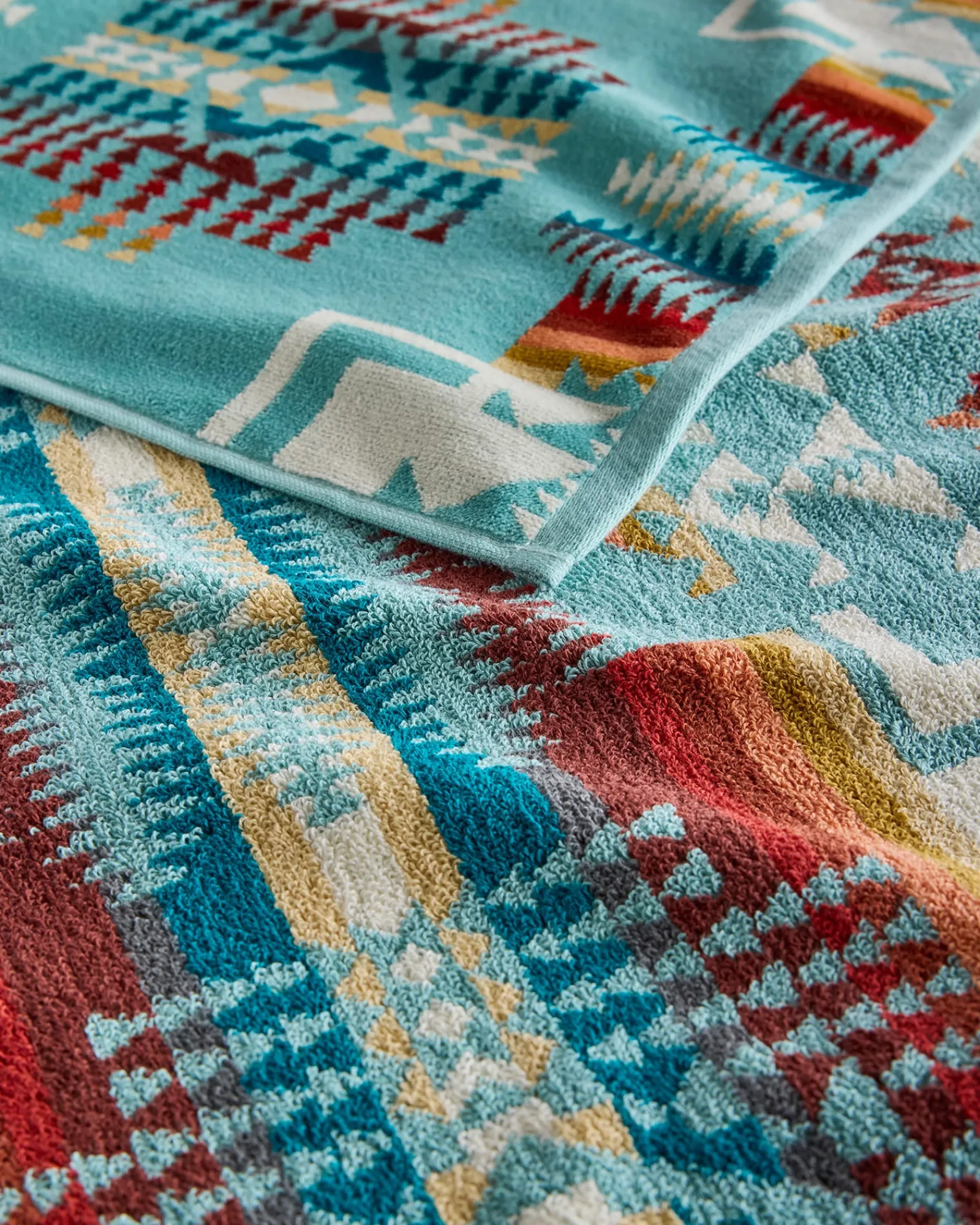 Pendleton CHIEF JOSEPH TOWEL COLLECTION AQUA Fashion