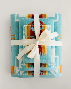 Pendleton CHIEF JOSEPH TOWEL COLLECTION AQUA Fashion