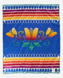 Pendleton COURAGE TO BLOOM BLANKET TWIN Clearance