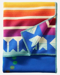 Pendleton COURAGE TO BLOOM BLANKET TWIN Clearance