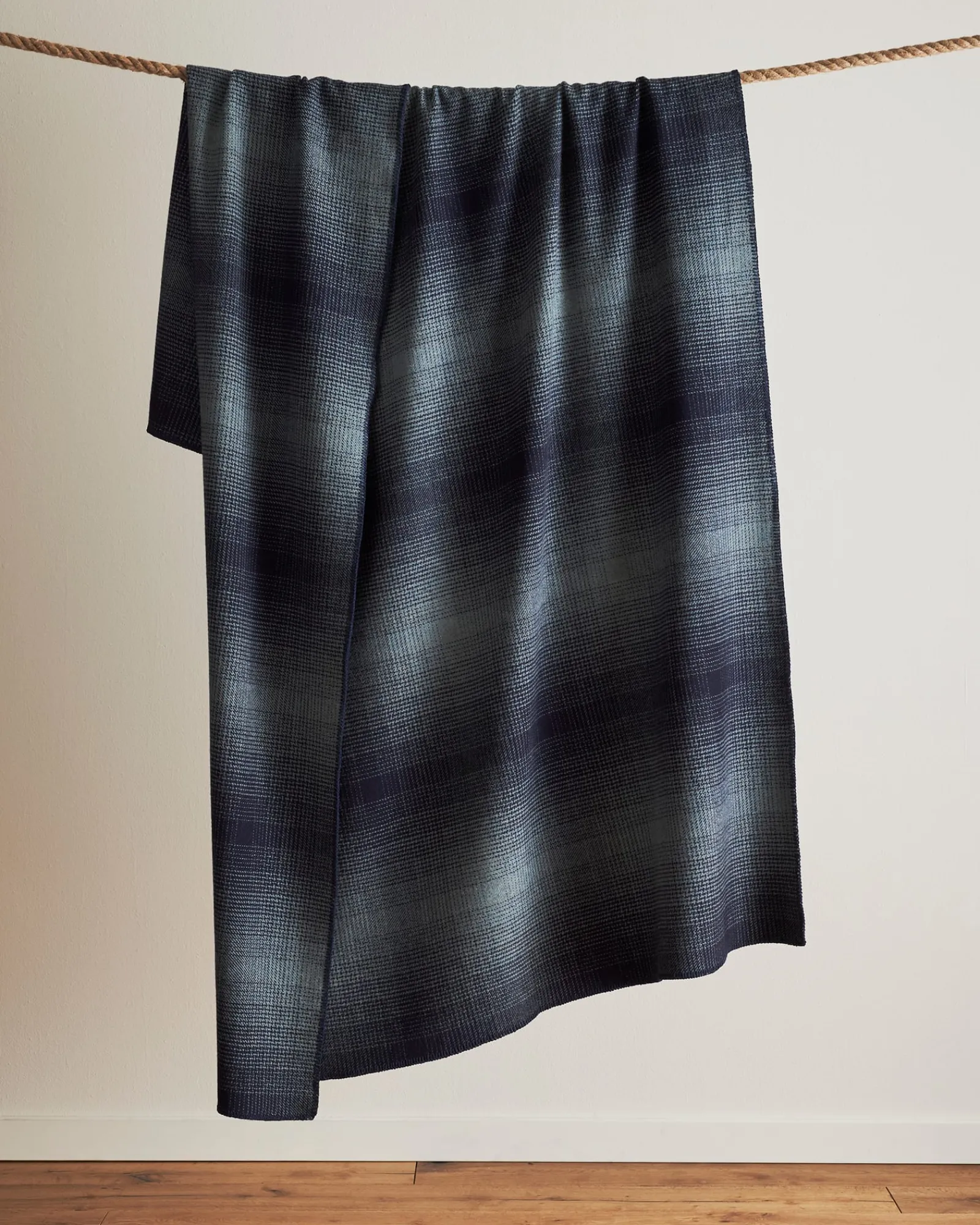 Pendleton ECO-WISE WOOL OMBRE BLANKET SHALE/NAVY Sale