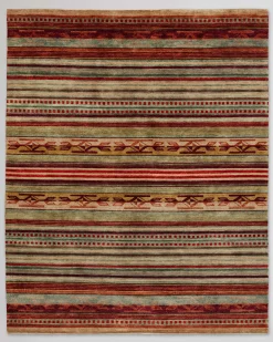 Pendleton HANDMADE CHIMAYO RUG CORAL/NATURAL STRIPE Online