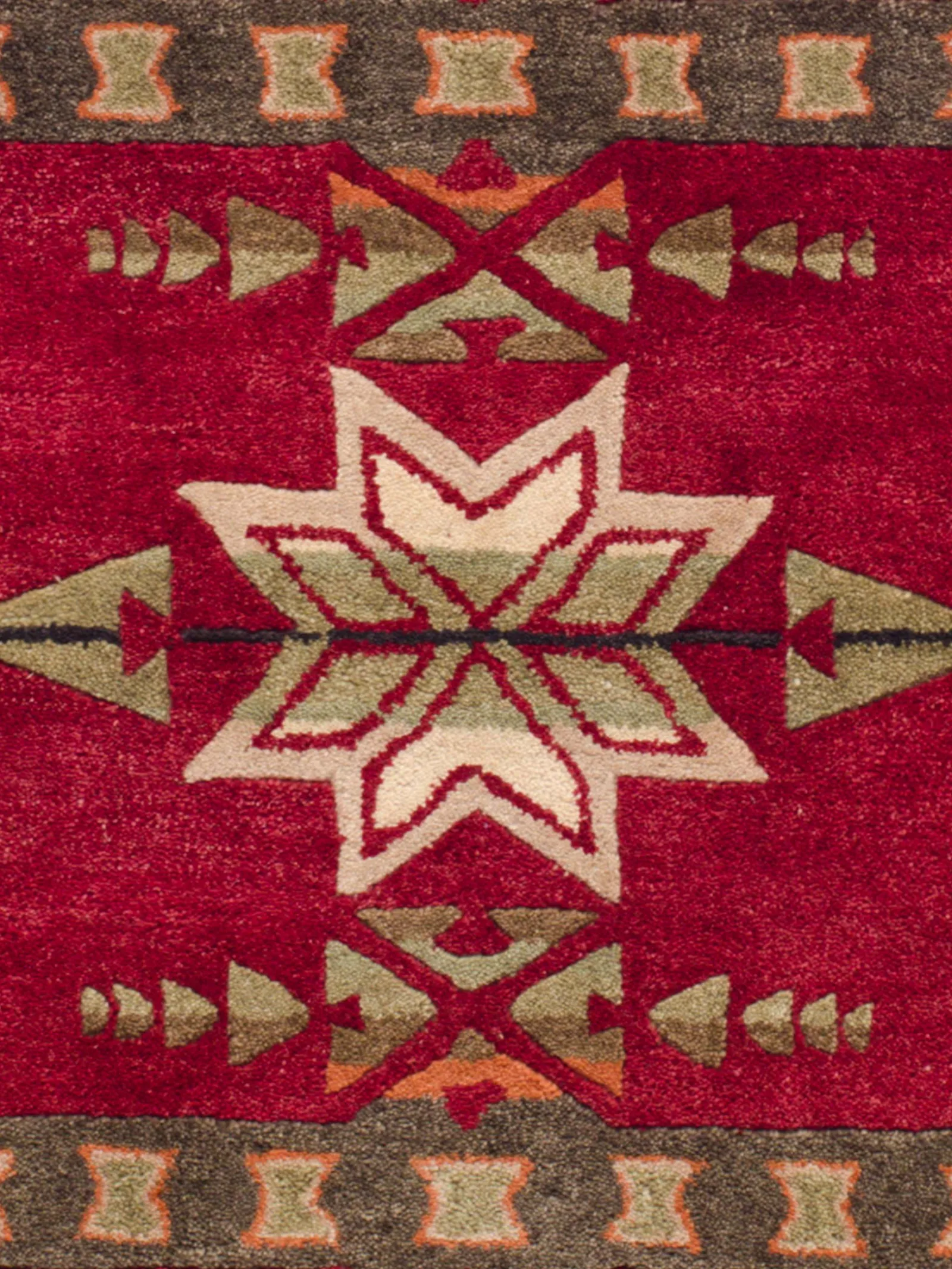 Pendleton HANDMADE GATEKEEPER RUG RED Sale