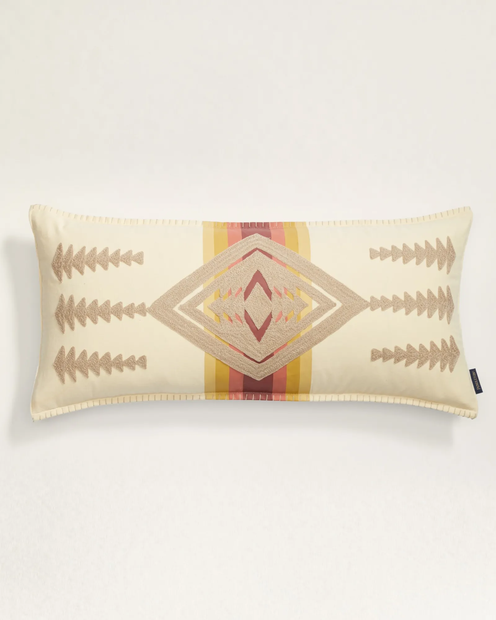 Pendleton HARDING EMBROIDERED LUMBAR PILLOW ONE SIZE Best