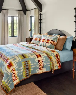 Pendleton HARDING JACQUARD BLANKET SHALE Clearance