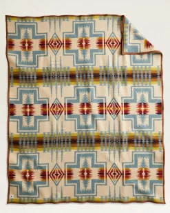 Pendleton HARDING JACQUARD BLANKET SHALE Clearance