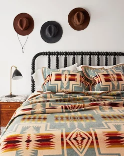 Pendleton HARDING JACQUARD BLANKET SHALE Clearance