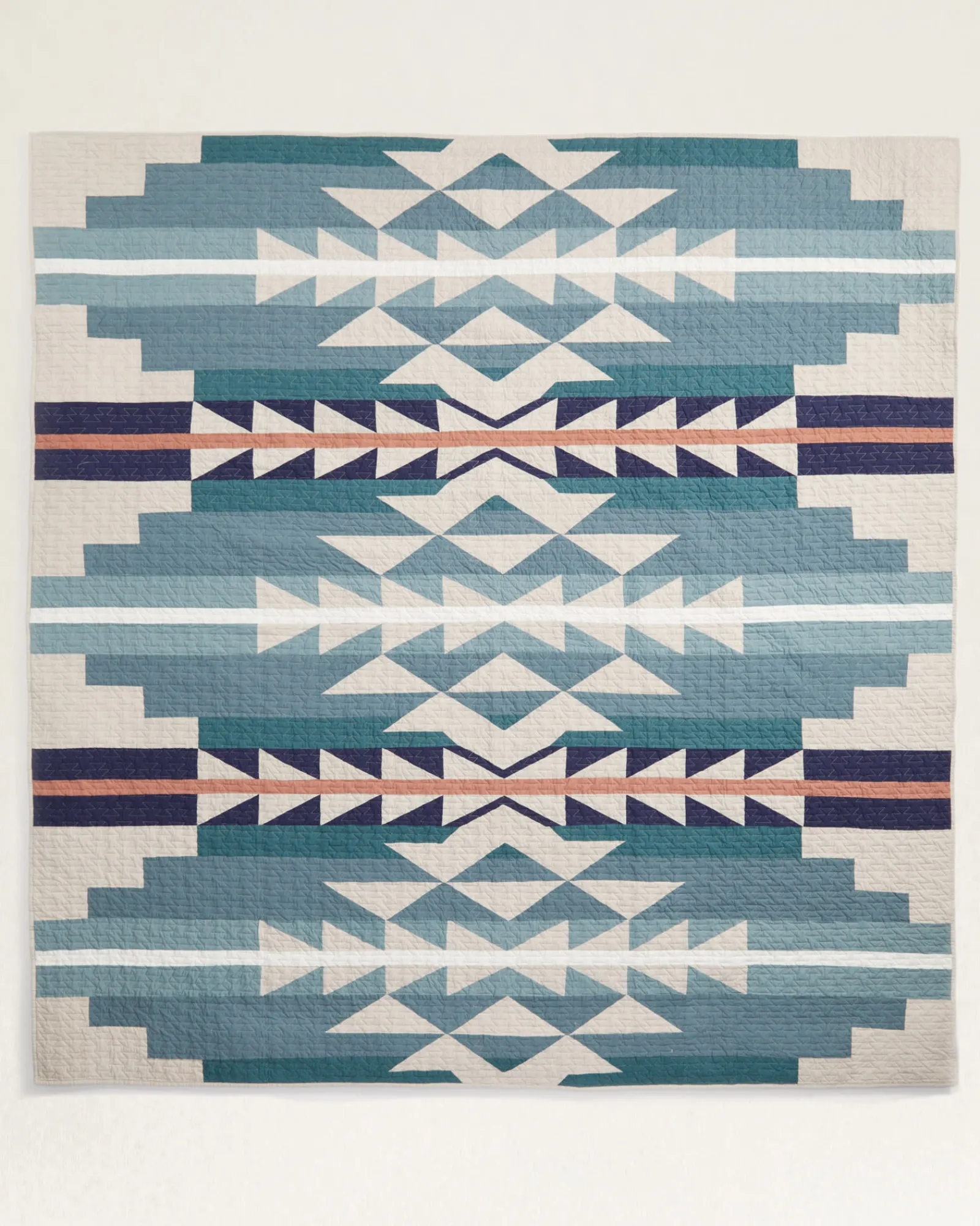 Pendleton MEDICINE BOW PIECED QUILT SET TAN/BLUE MULTI Outlet