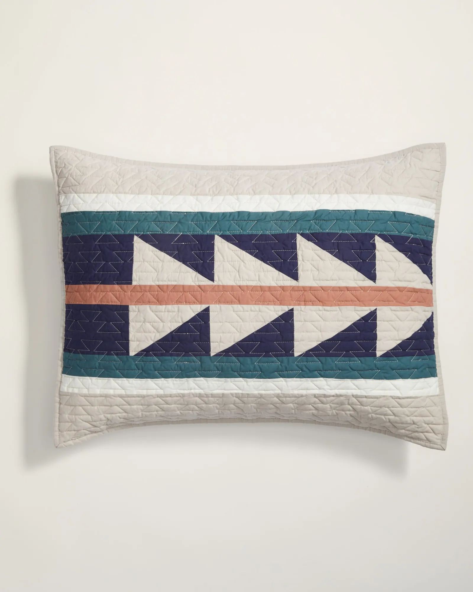 Pendleton MEDICINE BOW PIECED QUILT SET TAN/BLUE MULTI Outlet