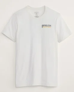 Pendleton MEN'S BISON GRAPHIC TEE VINTAGE WHITE/BROWN Clearance