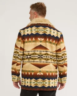 Pendleton MEN'S BROWNSVILLE SHEARLING COLLAR COAT REGULAR New