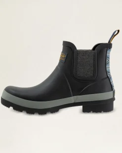 Pendleton MEN'S CHELSEA RAIN BOOTS BLACK TRAPPER PEAK Clearance