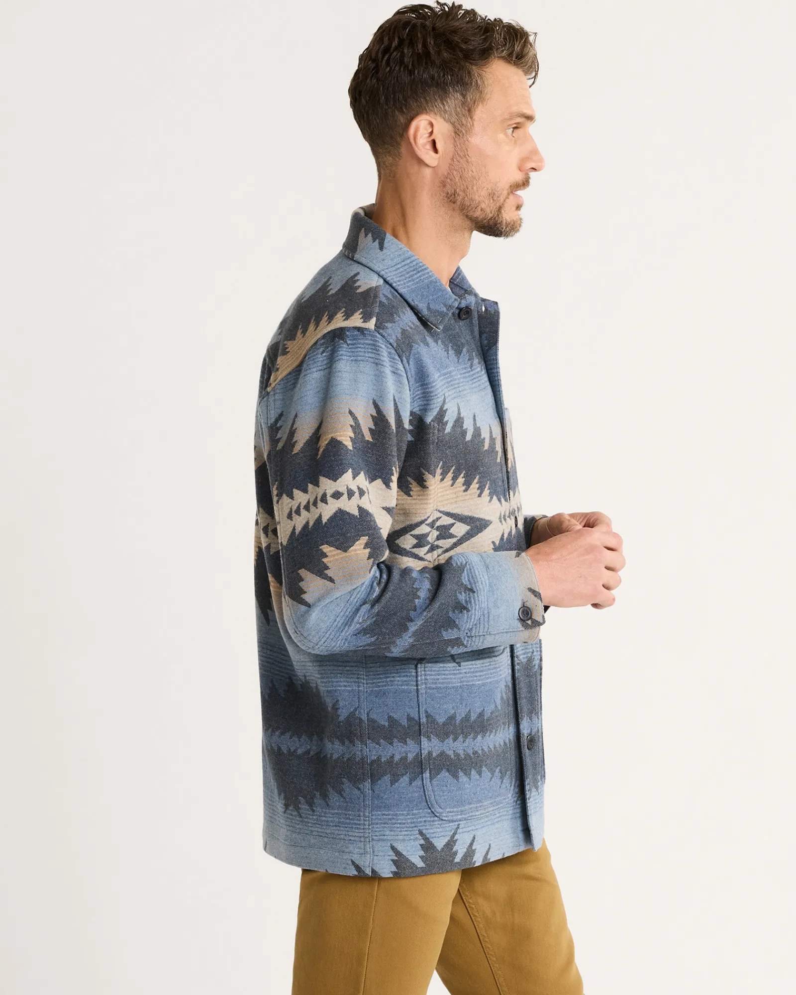Pendleton MEN'S CONWAY WOOL CHORE JACKET BLUE SUNSET PASS Outlet