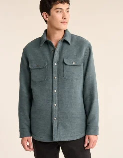 Pendleton MEN'S DOUBLESOFT SHERPA-LINED SHIRT JACKET REGULAR Fashion
