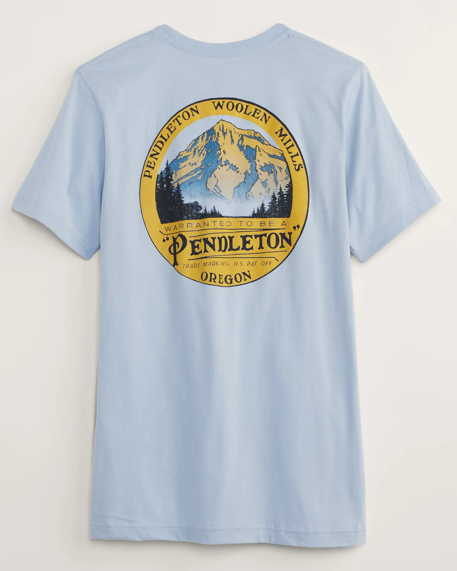 Pendleton MEN'S OREGON GRAPHIC TEE LIGHT BLUE/GOLD Fashion