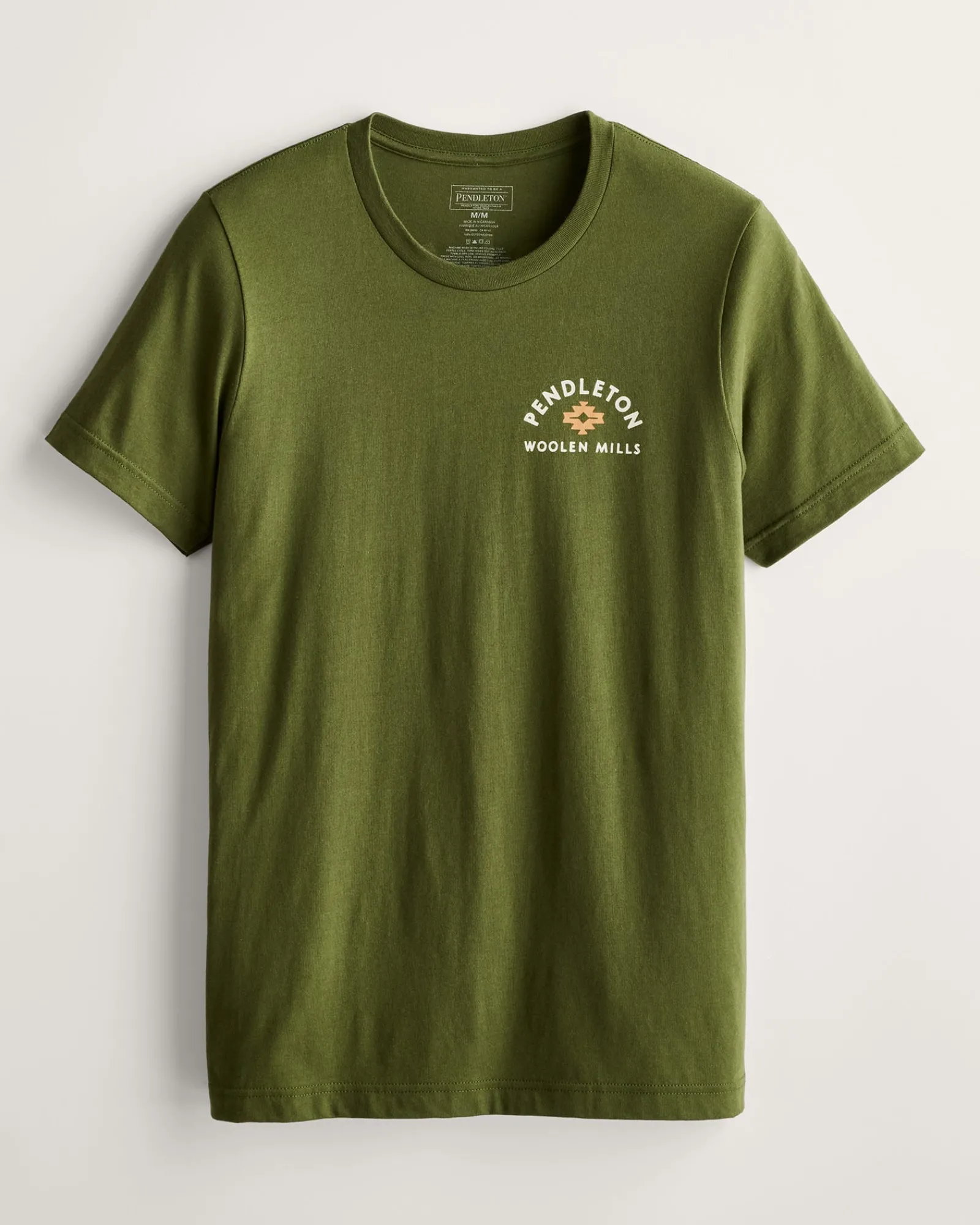 Pendleton MEN'S BISON GRAPHIC TEE MILITARY GREEN/MULTI Outlet