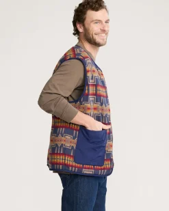 Pendleton MEN'S UK HARDING REVERSIBLE QUILTED VEST NAVY Online