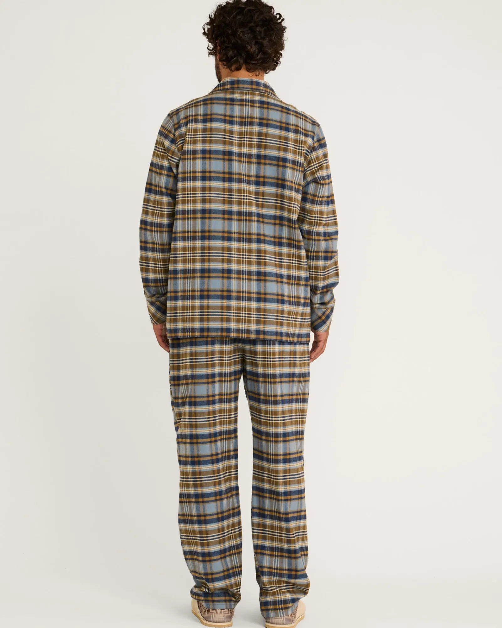 Pendleton MEN'S PLAID FLANNEL PAJAMA SET NAVY/OCHRE Online