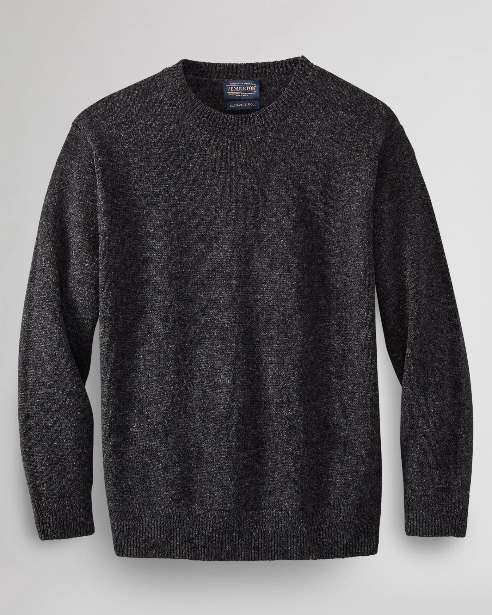 Pendleton MEN'S SHETLAND COLLECTION SWEATER BLACK HEATHER Hot