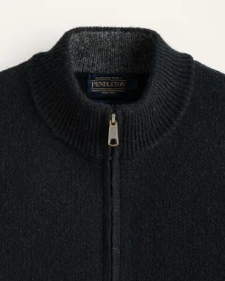 Pendleton MEN'S SHETLAND COLLECTION SWEATER VEST BLACK Online