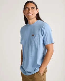 Pendleton MEN'S SHORT-SLEEVE DESCHUTES POCKET TEE MIST BLUE Best