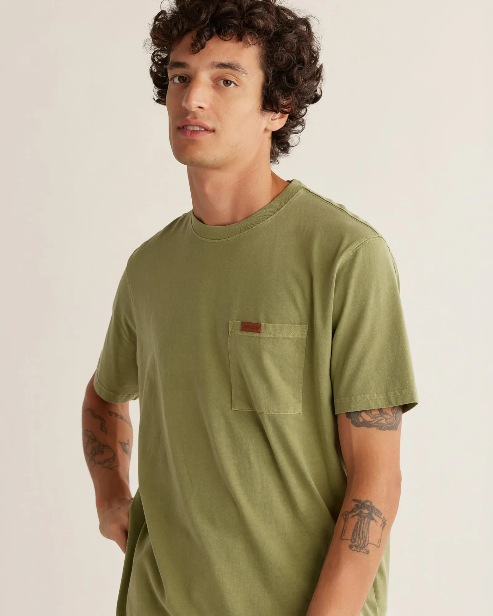 Pendleton MEN'S SHORT-SLEEVE DESCHUTES POCKET TEE MOSS GREEN Outlet