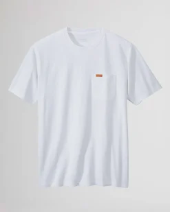 Pendleton MEN'S SHORT-SLEEVE DESCHUTES POCKET TEE WHITE Discount