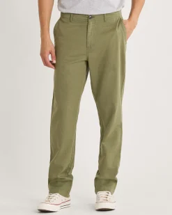 Pendleton MEN'S SKYLER COTTON/LINEN PANTS GREEN Fashion