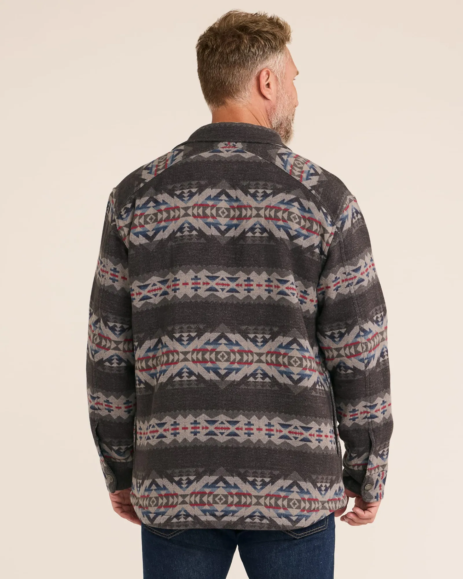 Pendleton MEN'S SOLSTICE CANYON DOUBLESOFT SHERPA-LINED SHIRT JACKET REGULAR Clearance
