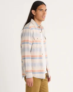 Pendleton MEN'S STRIPED BEACH SHACK COTTON SHIRT NATURAL MULTI STRIPE Hot