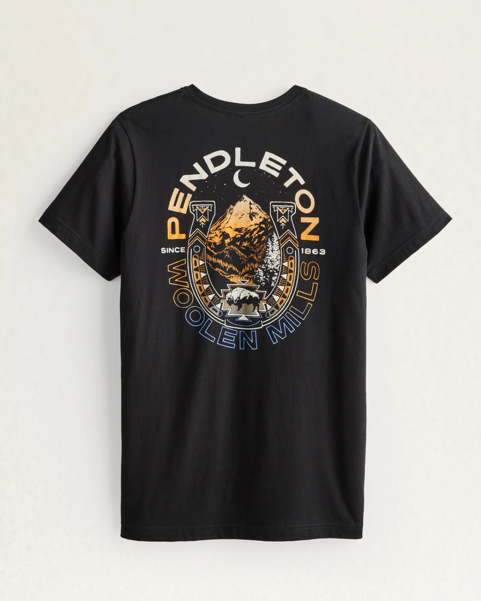 Pendleton MEN'S TWILIGHT RANCH LOGO GRAPHIC TEE BLACK/MULTI Clearance