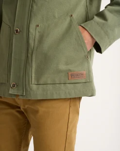 Pendleton MEN'S WARREN CANVAS JACKET GREEN LICHEN Hot