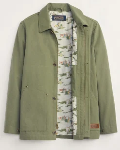 Pendleton MEN'S WARREN CANVAS JACKET GREEN LICHEN Hot