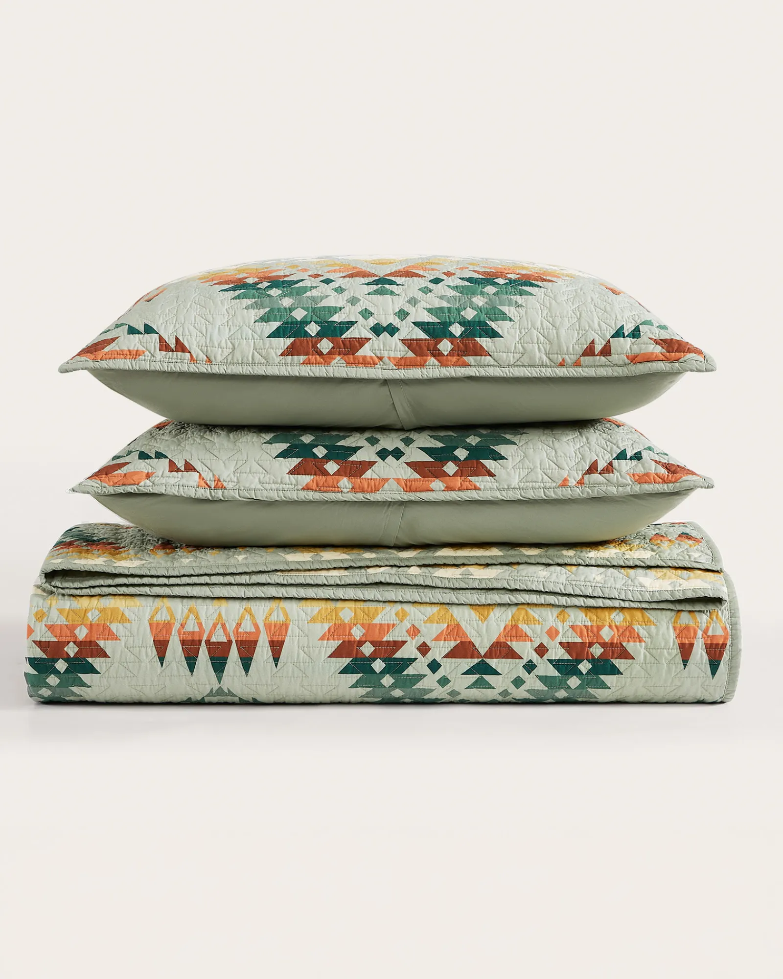 Pendleton MISSION TRAILS COVERLET SET DESERT SAGE Fashion