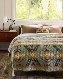Pendleton MISSION TRAILS COVERLET SET DESERT SAGE Fashion