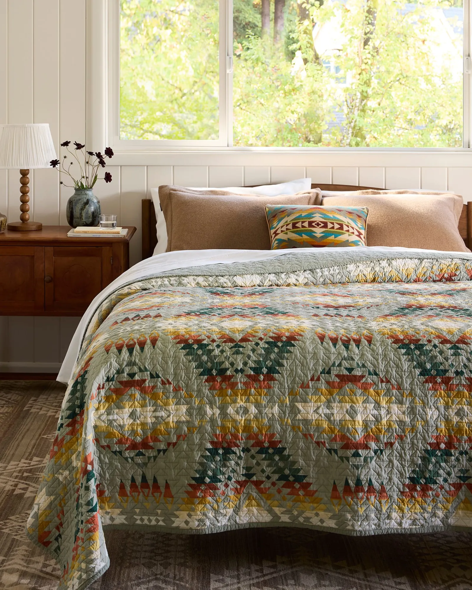 Pendleton MISSION TRAILS COVERLET SET DESERT SAGE Fashion