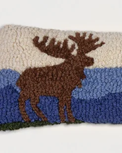 Pendleton MOUNTAIN MOOSE HOOKED LUMBAR PILLOW ONE SIZE Hot