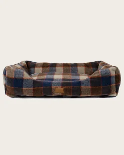 Pendleton MOUNTAIN PLAID PET BED - KUDDLER BLUE/TAN Discount