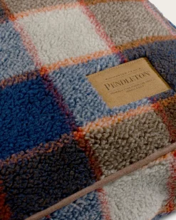 Pendleton MOUNTAIN PLAID PET BED - NAPPER BLUE/TAN Online