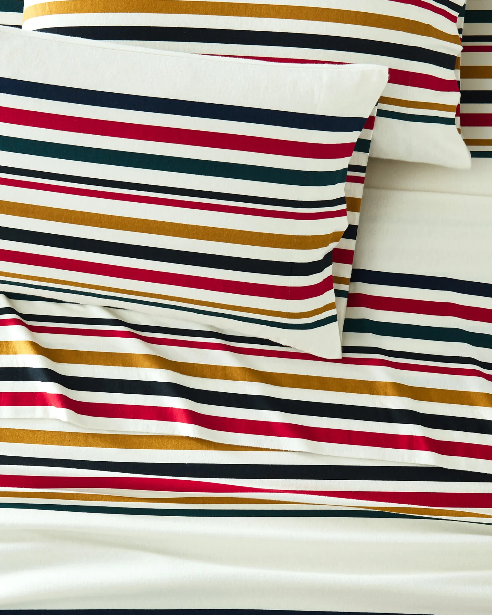 Pendleton NATIONAL PARK STRIPE FLANNEL SHEET SET MULTI Sale