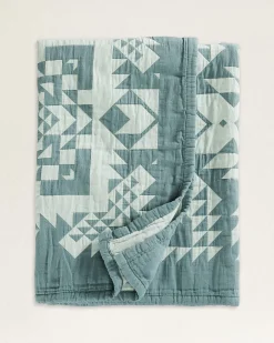 Pendleton OPAL SPRINGS COTTON MATELASSE COVERLET BALSAM Fashion