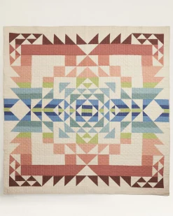 Pendleton OPAL SPRINGS PIECED QUILT SET TAN MULTI Fashion