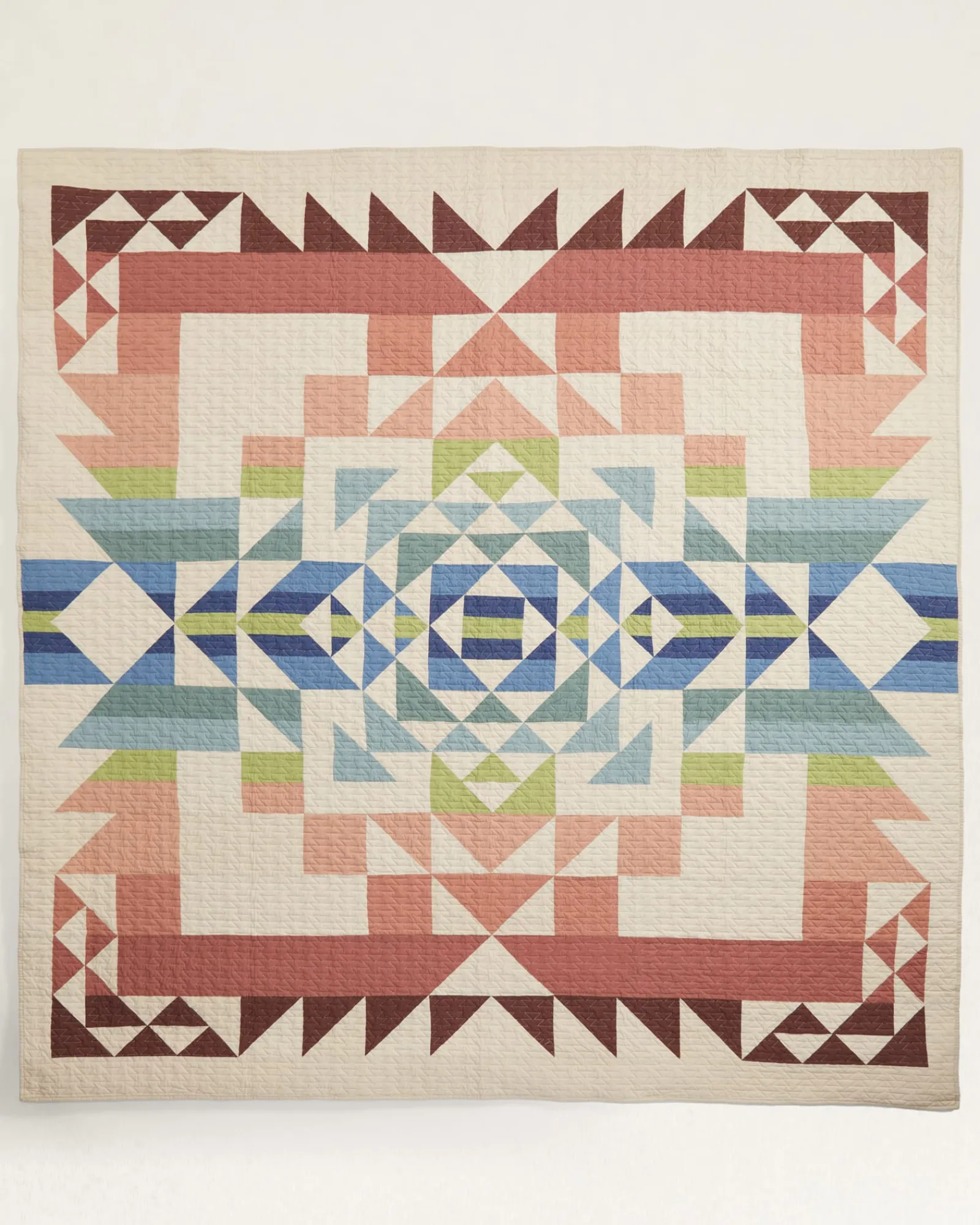 Pendleton OPAL SPRINGS PIECED QUILT SET TAN MULTI Fashion